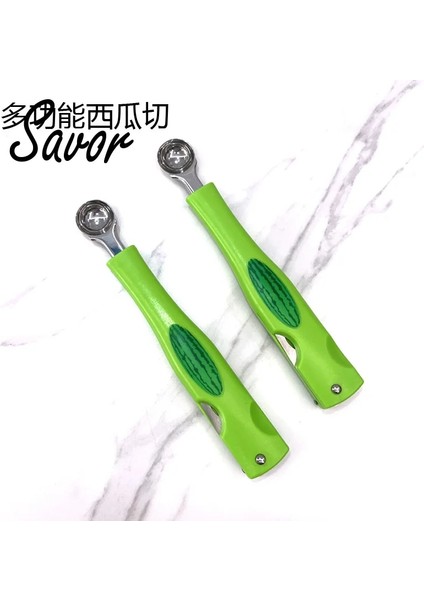 1 Adet Karpuz Splitter Kavun Ballers ve Meyve Kepçe Seti Paslanmaz Çelik Karpuz Kesici Meyve Oyma Araçları Kokteyl Kaşığı (Yurt Dışından) fiyatları