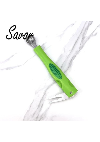 1 Adet Karpuz Splitter Kavun Ballers ve Meyve Kepçe Seti Paslanmaz Çelik Karpuz Kesici Meyve Oyma Araçları Kokteyl Kaşığı (Yurt Dışından) indirimleri