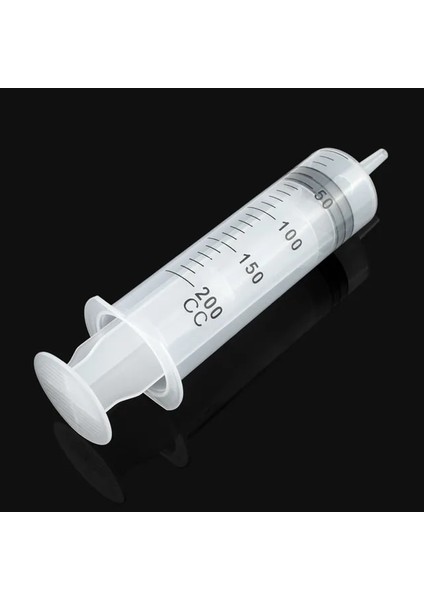 200 ml 1 Adet 150ML/200ML/300ML Ölçüm Şırıngası ve Silikon Tüp Yeniden Kullanılabilir Hidroponik Besin Ölçümü (Yurt Dışından)