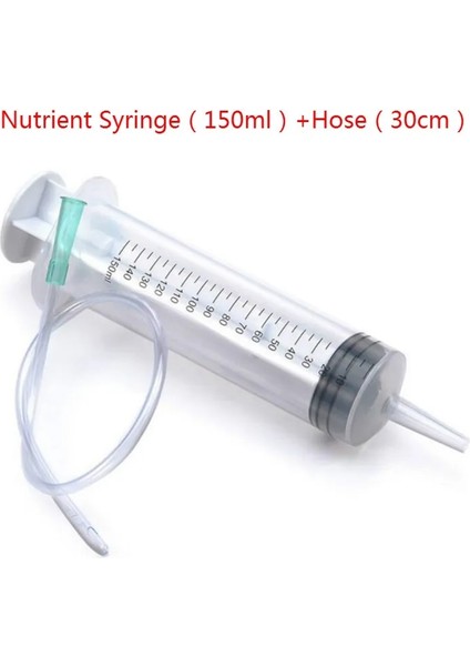 200 ml 1 Adet 150ML/200ML/300ML Ölçüm Şırıngası ve Silikon Tüp Yeniden Kullanılabilir Hidroponik Besin Ölçümü (Yurt Dışından)