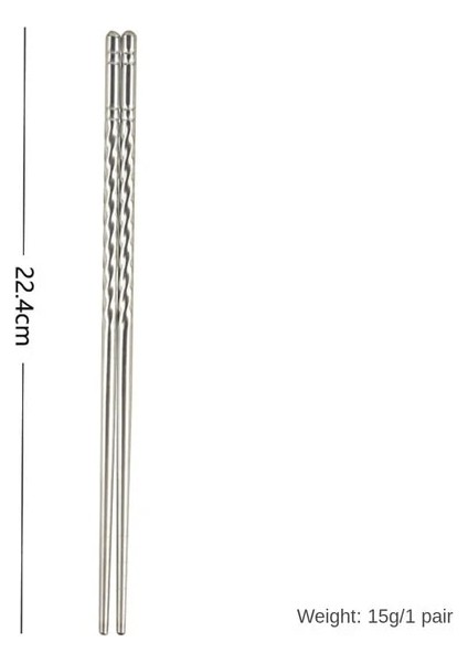 B1 -Yemek Çubukları 304 Paslanmaz Çelik Yemek Çubukları Çevre Koruma Ev Çin Yemek Çubukları Gıda Sınıfı Kaymaz Renkli Yemek Çubukları (Yurt Dışından)