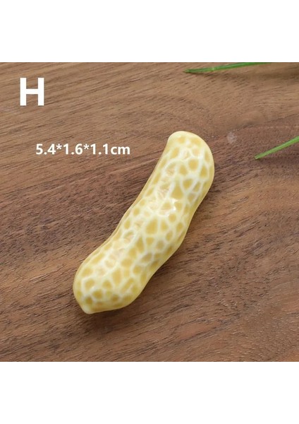 H Japon Tarzı Çubuk Tutucu Seramik Çubuklarını Dinlenme Sebze Meyve Şekli Çatal Raf Mutfak Sofra Yemek Masası Dekor (Yurt Dışından) fiyatları
