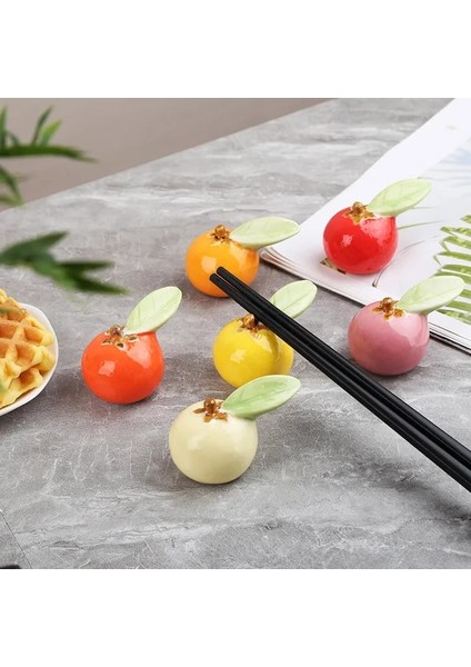 018-6 Adet Yeni Sevimli Kedi Seramik Çubuklarını Tutucu Standı Güzel Tasarım Çubuk Raf Yastık Bakım Dinlenme Japon Tarzı Mutfak Sofra Araçları (Yurt Dışından)