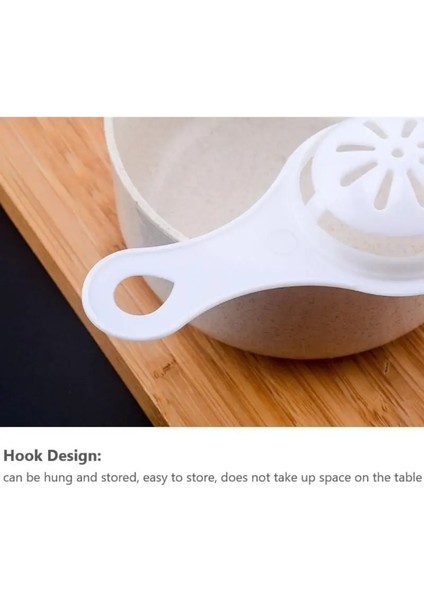 01 8 Adet 5/8/10 Adet Ev Yumurta Ayırıcı Mini Yumurta Kaşığı Mutfak Pişirme Silikon Tutucu ile Elek Ayırır Yeni Plastik Uygun (Yurt Dışından) modelleri