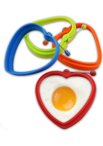Dairesel Yeni Silikon Kızarmış Yumurta Gözleme Halkası Omlet Çoklu Şekiller Tava Fırın Mutfak Pişirme Kek Kalıbı Pişirme Kahvaltı Kızartma (Yurt Dışından) indirimleri
