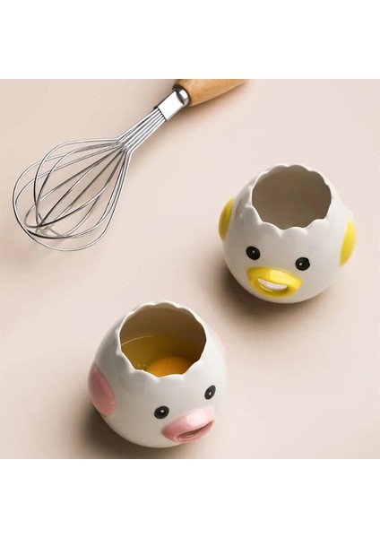 Sarı Yeni Küçük Sevimli Civciv Şekli Seramik Yumurta Beyaz Yumurta Sarısı Ayırıcı Ev Gadget Mutfak Yumurta Beyaz Ayırıcı Sevimli Filtre Yumurta (Yurt Dışından) indirimleri