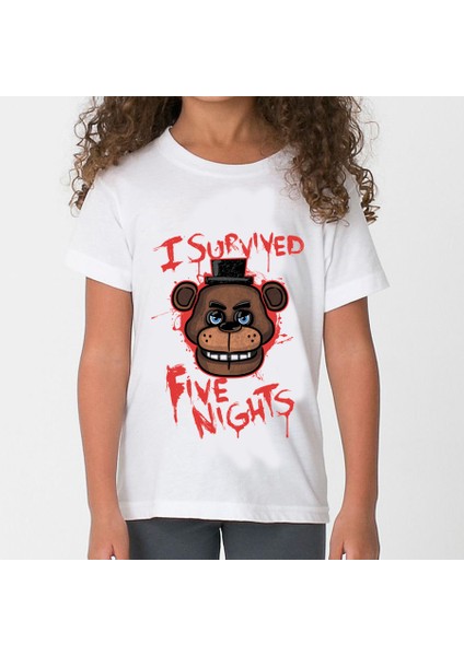 Five Nights At Freddy's Fnaf Çocuk Tişört Yeni Sezon