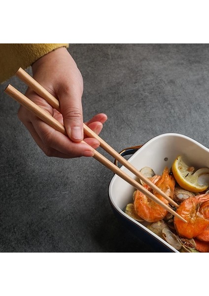 4 Çift - 4 Çift Çin Yemek Çubukları Japon Suşi Çubukları Ahşap Çubuk Seti Yeniden Kullanılabilir Kore Yemeği Çubukları Ahşap Mutfak Sofra (Yurt Dışından)