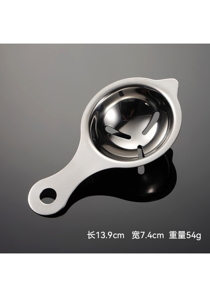 Üç Delikli Ehn 304 Paslanmaz Çelik Yumurta Beyaz Ayırıcı Yumurta Filtresi Aracı Mutfak Pratik Pişirme Yumurta Ayırıcı Aksesuarları Mutfak Aletleri (Yurt Dışından)