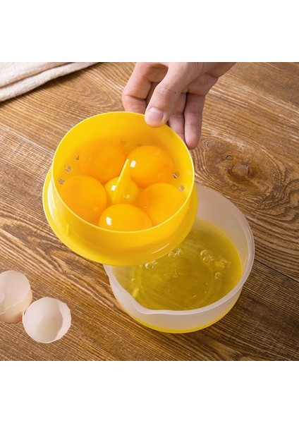 Sarı Yumurta Sarısı Ayırıcı ve Şeffaf Mutfak Aletleri Yumurta Ayırıcı Pişirme Araçları Büyük Kapasiteli Mutfak Aksesuarları (Yurt Dışından) indirimleri