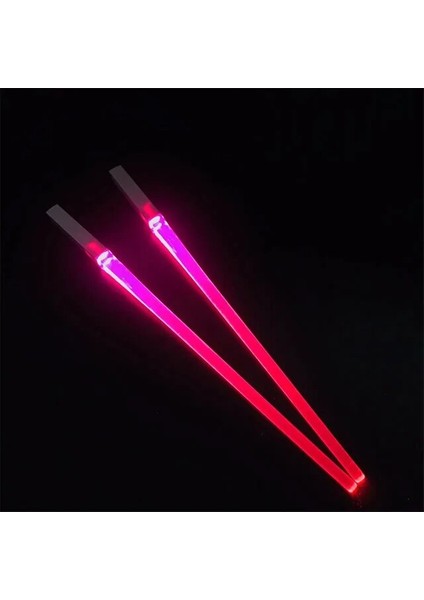 Pembe 1 Çift Aydınlık Çubuklarını Yaratıcı Ayrılabilir Yıkanabilir LED Işın Kılıcı Çubuk Mutfak Aletleri Gıda Güvenli Sofra Suşi Çubukları (Yurt Dışından)