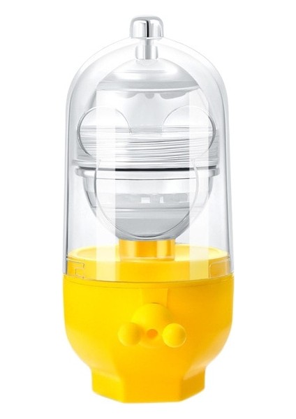 Sarı 1 Yumurta Karıştırıcı El Yumurta Çalkalayıcı Mikser Gıda Sınıfı Silikon Yumurta Döndürücü Manuel Çekme Halatı Yumurta Kayışı Yumurta Araçları Mutfak Aletleri (Yurt Dışından)
