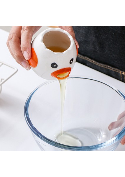 Mavi Yaratıcı Yumurta Beyaz Protein Skimmer Kolay Ayırma Seramik Ev Ayırıcı Kolay Temiz Içi Boş Oyma Tasarım Ev Aletleri (Yurt Dışından) fırsatları