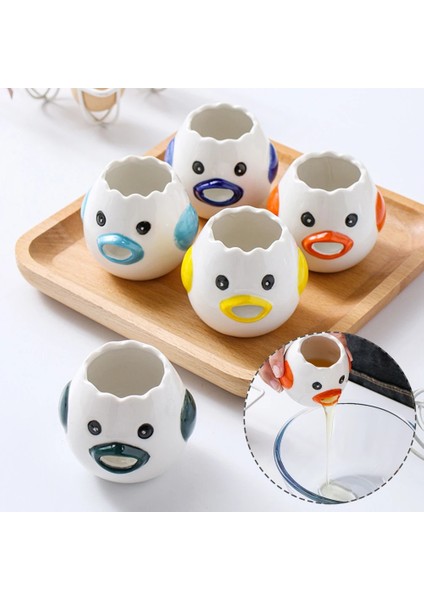 Mavi Yaratıcı Yumurta Beyaz Protein Skimmer Kolay Ayırma Seramik Ev Ayırıcı Kolay Temiz Içi Boş Oyma Tasarım Ev Aletleri (Yurt Dışından) indirimleri