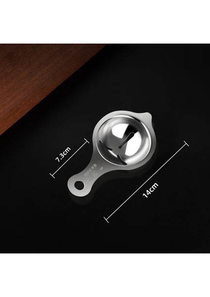 Kısa C Gıanxı Yumurta Beyaz Ayırıcı Paslanmaz Çelik Sarısı Filtre Ayırma Yumurta Pişirme Hunisi Kaşık Bölücü Mutfak Aksesuarları (Yurt Dışından)