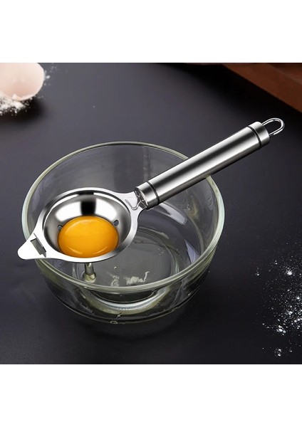 Kısa C Gıanxı Yumurta Beyaz Ayırıcı Paslanmaz Çelik Sarısı Filtre Ayırma Yumurta Pişirme Hunisi Kaşık Bölücü Mutfak Aksesuarları (Yurt Dışından) fiyatları