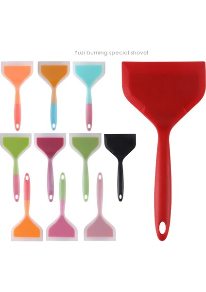 Stil 8 Silikon Mutfak Gereçleri Pişirme Gereçleri Sığır Eti Yumurta Spatula Tencere Çikolata Kazıyıcı Pizza Pasta Araçları Kürek Yapışmaz (Yurt Dışından) modelleri