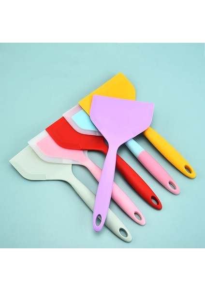 Stil 8 Silikon Mutfak Gereçleri Pişirme Gereçleri Sığır Eti Yumurta Spatula Tencere Çikolata Kazıyıcı Pizza Pasta Araçları Kürek Yapışmaz (Yurt Dışından) fırsatları