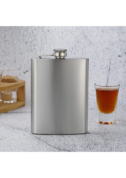 6 Oz Paslanmaz Çelik Cep Şişesi Hediye Seti Huni Cep ile Alkol Viski Cep Şişesi Vidalı Kapak Likör Açık Aksesuarları 1-10 Oz (Yurt Dışından) indirimleri