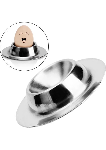 1 Adet Yumurtalık Yumurta Tepsisi Paslanmaz Çelik Yumuşak Haşlanmış Yumurta Bardak Tutucu Standı Bulaşık Makinesinde Yıkanabilir Yumurta Araçları Mutfak Aletleri (Yurt Dışından)