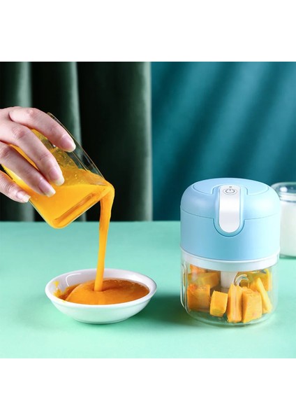 Beyaz 37W 100ML Elektrikli Mini Sarımsak Kıyıcı Bıçak USB Kıyma Makinesi Sarımsak Ezici Makinesi Zencefil Sebze Kırıcı Mutfak Aksesuarları (Yurt Dışından) fırsatları