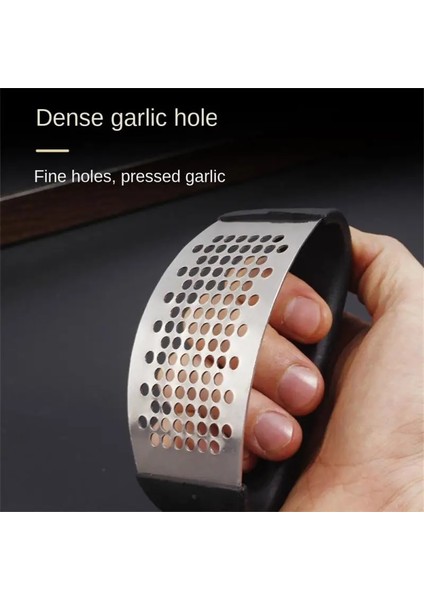01 Sarı Sarımsak Presi Paslanmaz Çelik El Kavisli Ev Sarımsak Ezici Aracı Soyucu Mutfak Gadget Aksesuarları Mutfak Robotları (Yurt Dışından)