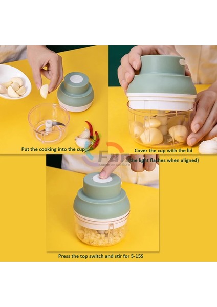 250 ml Yeşil Kablosuz Elektrikli Kıyma Makinesi Sarımsak Kıyma Mini Sarımsak Kıyıcı Mutfak Ev Sebze Dilimleme Mutfak Robotu Makinesi (Yurt Dışından) modelleri