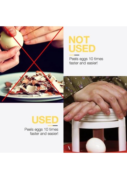 Yumurta Kesici Yaratıcı Otomatik Yumurta Soyucu Mutfak Aletleri Sheller Tv Ürünleri Mutfak Aletleri Ev Bombardımanı Artefakt Pişirme Aletleri (Yurt Dışından) fırsatları