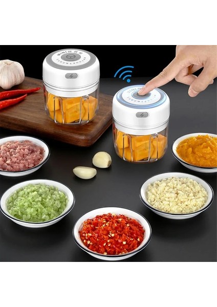 6 Pembe 250 ml 100/250 ml Mini Elektrikli Sarımsak Ezici Sağlam Dayanıklı Kırıcı Kıyıcı USB Şarj Akıllı Elektrikli Sebze Doğrayıcı (Yurt Dışından) indirimleri