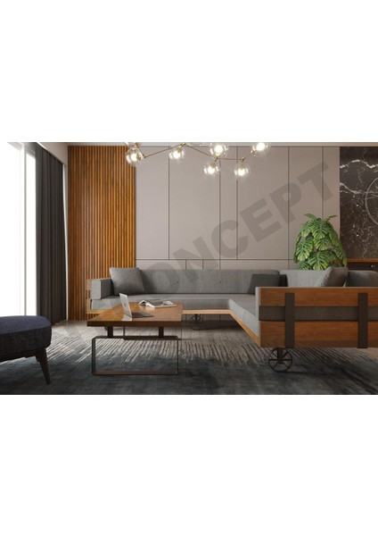 Mone Masif Ahşap Sehpa