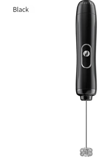 Siyah 1 Adet El Elektrikli Süt Köpürtücü Yumurta Çırpıcı Makinesi Mutfak Içecek Köpürtücü Mikser Kahve Kreması Çırpma Köpüklü Karıştırma Araçları (Yurt Dışından)