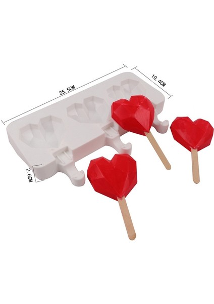 Dondurma Çubuğu 4/8 Kolay Bırakılan Silikon Kalıp Silikon Dondurma Popsicle Kalıp Dıy Buzlu Şeker Yapma Makinesi Kalıp Gıda Sınıfı Buz Tepsisi Bpa Ücretsiz (Yurt Dışından)