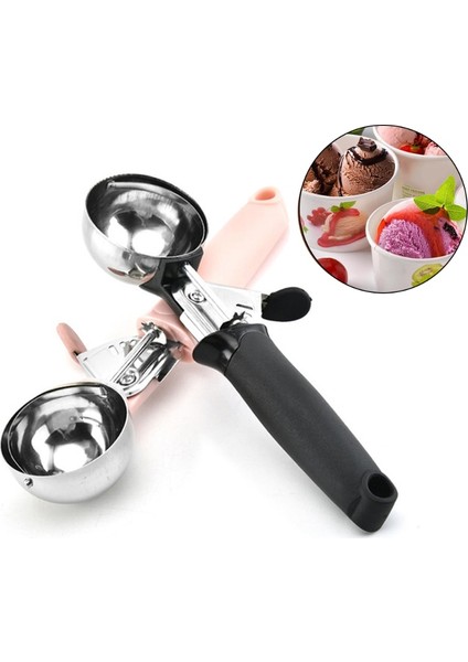Pk Dondurma Kepçesi Paslanmaz Çelik Dondurma Kaşığı Metal Dondurma Kurabiye Kaşığı Kavun Meyve Baller Buz Topu Makinesi Mutfak Aletleri (Yurt Dışından) fırsatları