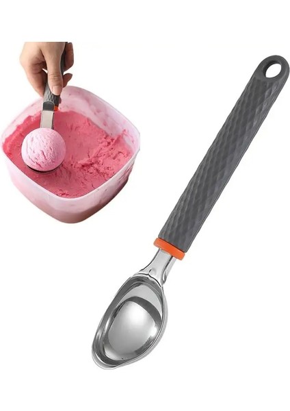 Bir Dondurma Kaşık Paslanmaz Çelik Dondurma Kazıcı Metal Dondurma Kaşığı Buz Topu Makinesi Kurabiye Kaşık Dondurma Kaşığı Aracı fırsatları