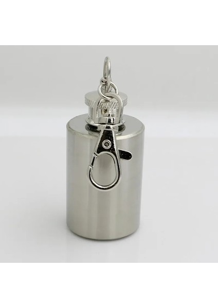 Flagon 1 Oz Paslanmaz Çelik Mini Cep Şişesi Anahtarlık ile Vidalı Kapak Taşınabilir Alkol Şişesi Likör Viski Şişesi Açık Seyahat Hediyeler (Yurt Dışından) modelleri
