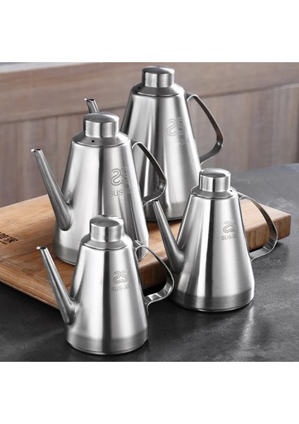 9X9X14 cm Yağ Dağıtıcı Şişe Zeytin Paslanmaz Çelik Konteyner Mutfak Sirke Sosu Pişirme Pot Depolama Kavanoz Salata Sosu Salata Sosu (Yurt Dışından) indirimleri
