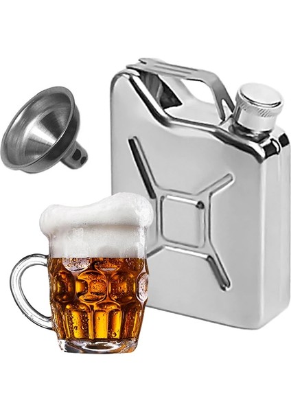 Siyah 5 Oz Cep Şişesi Huni ile Taşınabilir Viski Karaf Yaratıcı Paslanmaz Çelik Flagon Viski Likör Için Kişiselleştirilmiş Erkekler Hediye (Yurt Dışından)