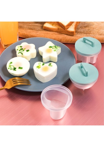 Pembe Yumurta Araçları 4 Adet/takım Kazan Çocuk Kahvaltı Tava Puding Kalıp Çikolata Gözleme Kapak Fırçası Mutfak Gereçleri Pişirme Aksesuarları (Yurt Dışından) modelleri