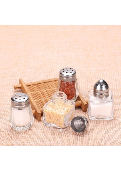 Şeffaf Küçük Cam Kavanoz Baharat Şişesi Çok Amaçlı Saklama Kabı Mutfak Tedarik Çeşni Tutucu (Yurt Dışından) indirimleri