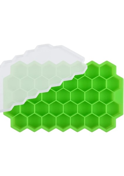 Greenwithcover Sılıkolove Yaratıcı Petek Buz Küpü Makinesi Yeniden Kullanılabilir Tepsiler Silikon Buz Küpü Kalıp Çıkarılabilir Kapaklı Bpa Ücretsiz Buz Kalıbı (Yurt Dışından)