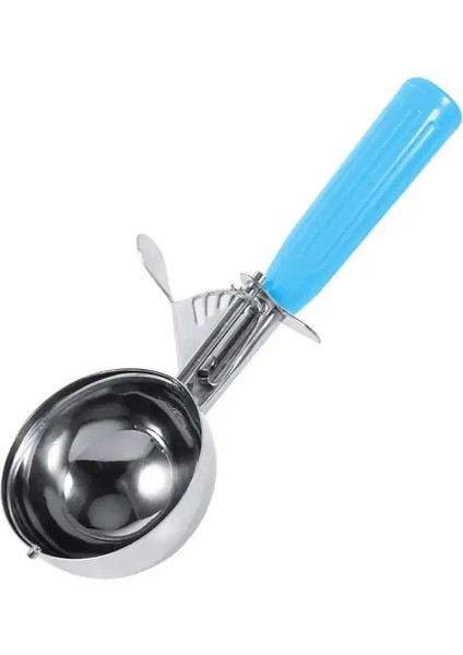 Mavi 5.7 cm Dondurma Kaşığı Paslanmaz Çelik Bahar Kolu Patates Püresi Karpuz Topu Makinesi Meyve Kaşık Kazıcı Pratik Mutfak Aletleri (Yurt Dışından)