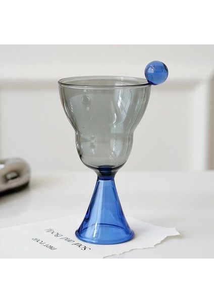 C 180 ml Fransız Vintage Tasarım Şeker Bezelye Kadeh Cam Kupa Sevimli Clash Şarap Bardağı Tatlı Şampanya Bardakları Hediye (Yurt Dışından)