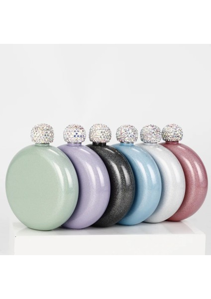 Siyah 140ML Cep Şişesi Paslanmaz Çelik Monogram Rhinestone Kişiselleştirilmiş Düğün Parti Hediye Nedime Favor Kazınmış Şişesi Bachelorett (Yurt Dışından) modelleri