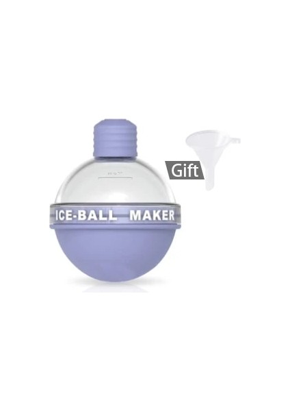 Mor Gıda Sınıfı Silikon Buz Küpü Tepsi Yuvarlak Buz Küpü Kalıp Renkli Buz Topu Makinesi Kalıp Viski Küre Büyük Buz Topu Kalıbı (Yurt Dışından)