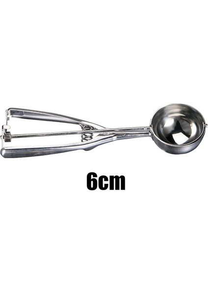 6 cm 3 Adet Paslanmaz Çelik Dondurma Kaşığı 4/5/6 cm Bahar Kolu Kurabiye Kepçesi Ev Püre Meyve Aracı Mutfak Dekorasyon Mutfağı Gadget (Yurt Dışından)