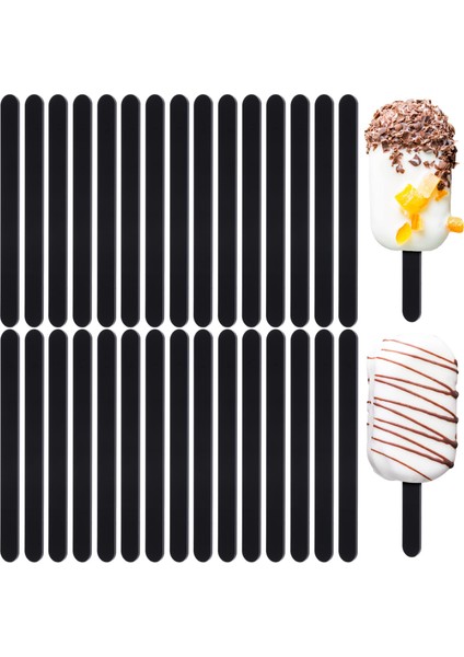 Altın Ayna 10 Adet 10 Adet/takım Yüksek Kaliteli Akrilik Dondurma Çubukları Karıştırma Çubuğu Gıda Sınıfı Şeffaf Puding Yapma Kiti Popsicles Mutfak Aletleri (Yurt Dışından)