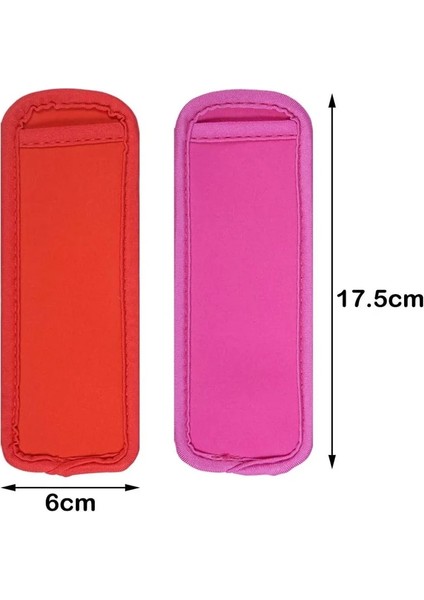 Karışık Renk 25 Adet 25/50/100 Adet Neopren Popsicle Tutucular Çanta Pop Buz Kollu Dondurucu Pop Tutucular Renkli Yüksek Kalite (Yurt Dışından)