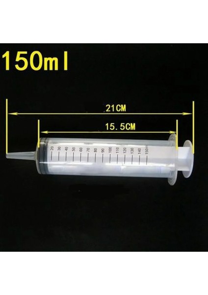 SYRINGE100ML 1 Adet Ev Kullanışlı Plastik Şırınga 50/60/100/150/200/300 ml Yeniden Kullanılabilir Pompa Ölçüm Plastik Şırınga Şeffaf Tüp Ölçüm Için (Yurt Dışından)