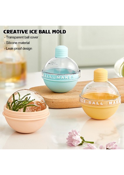 A-Blue Yaratıcı Buz Topu Kalıp Viski Küresel Buz Küpü Ampuller Buz Kalıp Gıda Sınıfı Silikon Buz Küpü Topu Makinesi Kalıp Bar Araçları (Yurt Dışından)