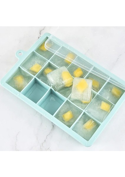 Yeşil Ice Cube Maker Silikonlar Kalıp Petek Buz Küpü Tepsi Magnum Silikon Kalıp Viski Kokteyl LDY105 Için Gıda Sınıfı Kalıp Formları (Yurt Dışından)